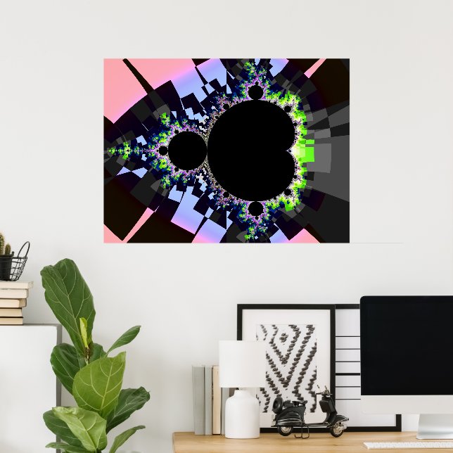 Póster El famoso Mandelbrot Set (Oficina en casa)