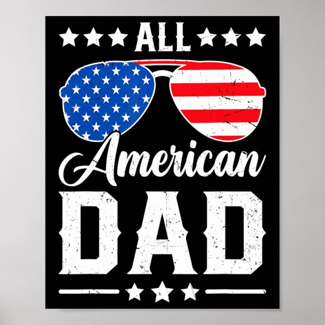 Póster El Famoso Partido Patriótico Estadounidense 4 De J (Frente)