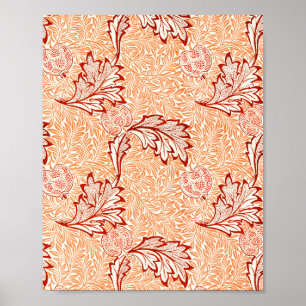 Póster El famoso patrón de William Morris en Apple