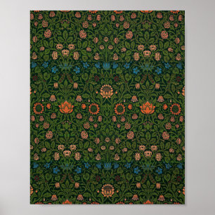 Póster El famoso patrón de William Morris en Tulip