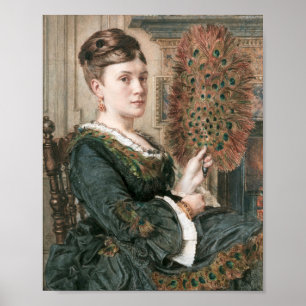 Póster El fanático del pavo real Edward John Poynter