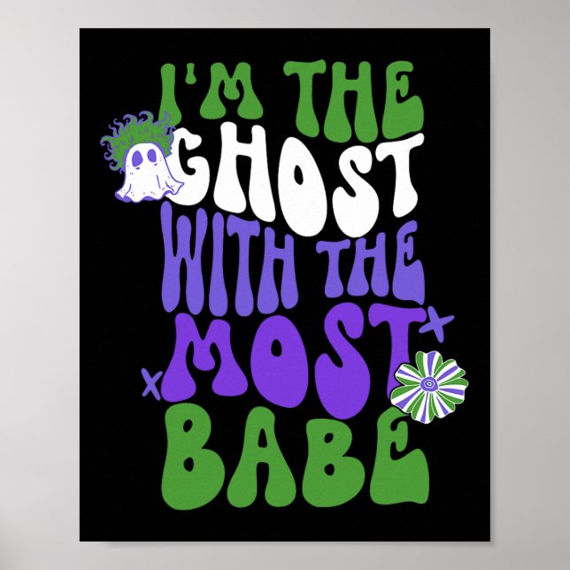 Póster El Fantasma Con La Apelación Más Babes (Frente)