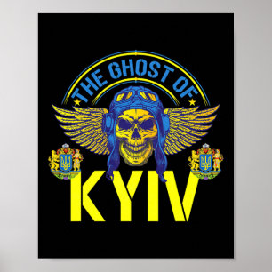 Póster El Fantasma De Kyiv Apoya Al As Ace De Ucrania