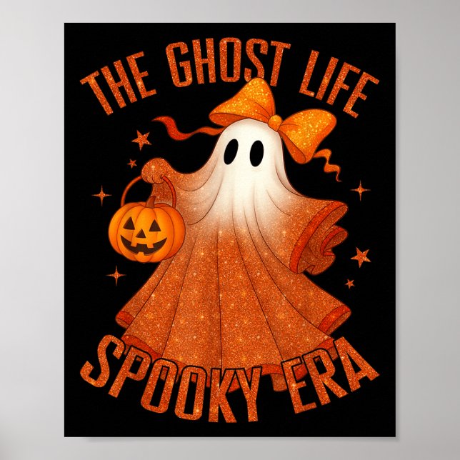 Póster El fantasma de la era del fantasma de Halloween (Frente)