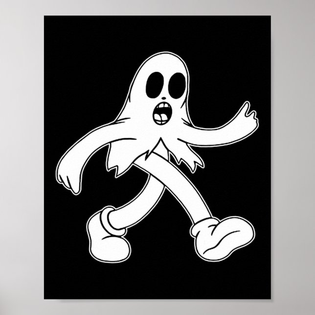Póster El fantasma de la hoja fantasma del payaso (Frente)
