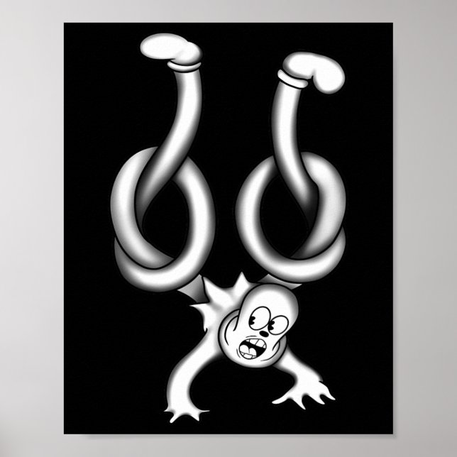 Póster El Fantasma De Payaso Se Giró (Frente)