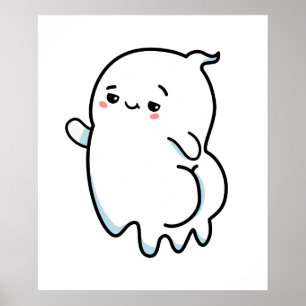 Póster El fantasma del bootilicio de Kawaii