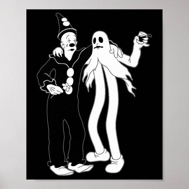 Póster El fantasma del payaso (Frente)