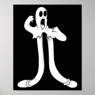 Póster El fantasma del payaso divide el trabajo negro