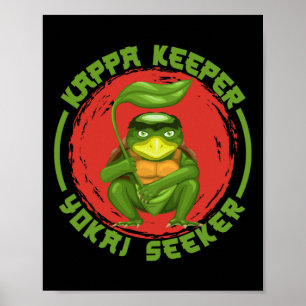 Póster El fantasma Demon Kappa Keeper buscador de monstru
