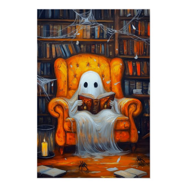 Póster El fantasma galardonado | Escena acogedora de la b (Anverso)