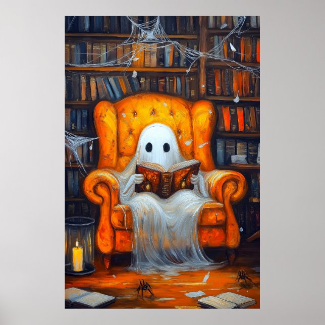 Póster El fantasma galardonado | Escena acogedora de la b (Frente)