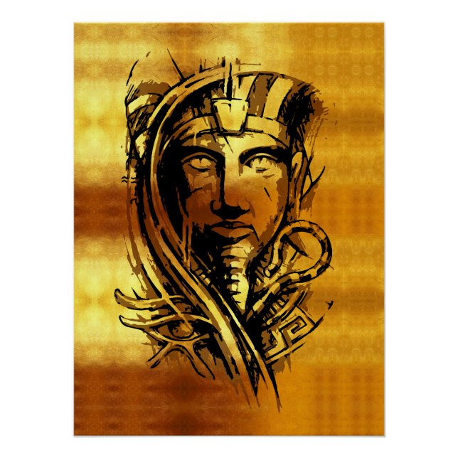 Póster El faraón dorado (Anverso)