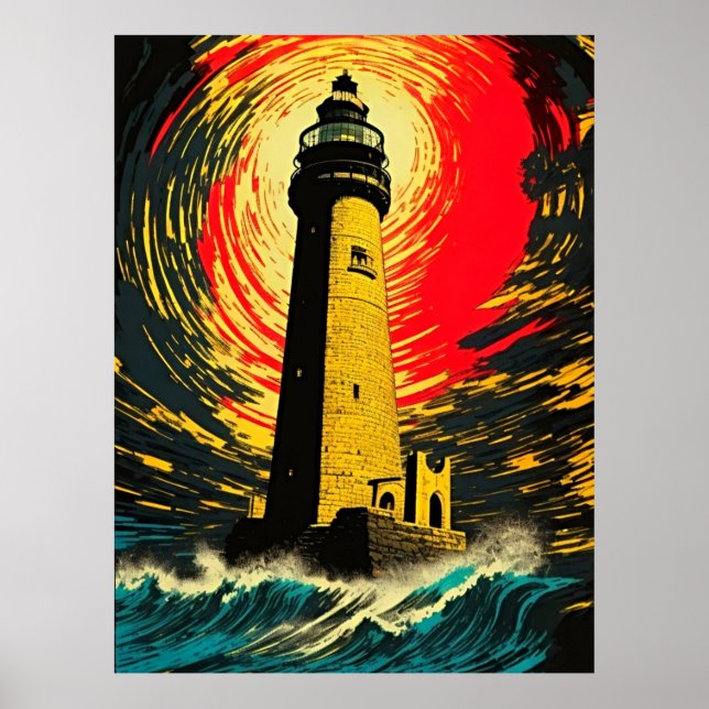 Póster El faro de Alejandría: Una realidad espacial-tempo (Frente)