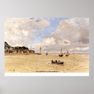 Póster El faro de Claude Monet