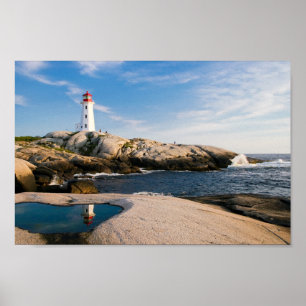 Póster El faro - saludos desde Canadá