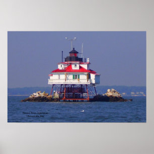 Póster El faro Thomas Point...