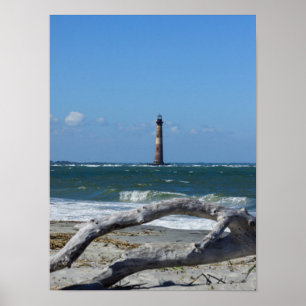Póster El Faro Y El Árbol De Morris Permanecen