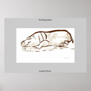 Póster El feliz hipopótamo