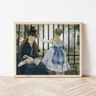 Póster El ferrocarril   Édouard Manet
