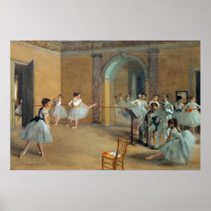Póster El Fiesta de Baile en la Ópera Edgar Degas