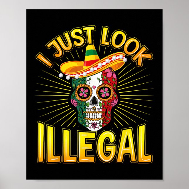 Póster El Fiesta mexicano Cinco De Mayo que acabo de pare (Frente)