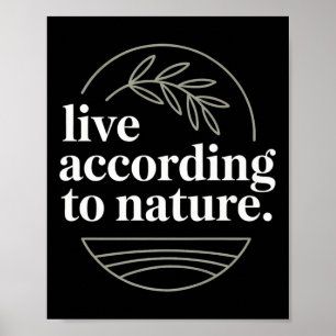 Póster El filósofo estoico de los hombres cita el estoici