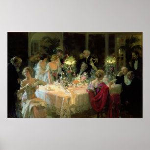 Póster El fin de la cena, 1913