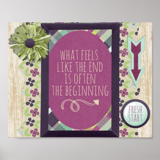 Póster El Fin Es A Menudo El Poster Principiante (Frente)