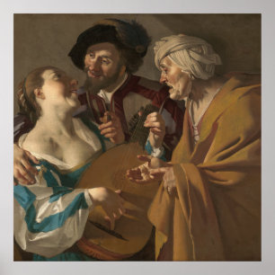 Póster El Fiscal (1622) — Dirck van Baburen