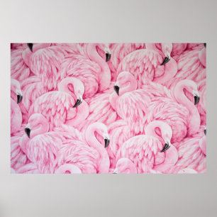 PÓSTER EL FLAMINGO ESTÁ EN TODAS PARTES