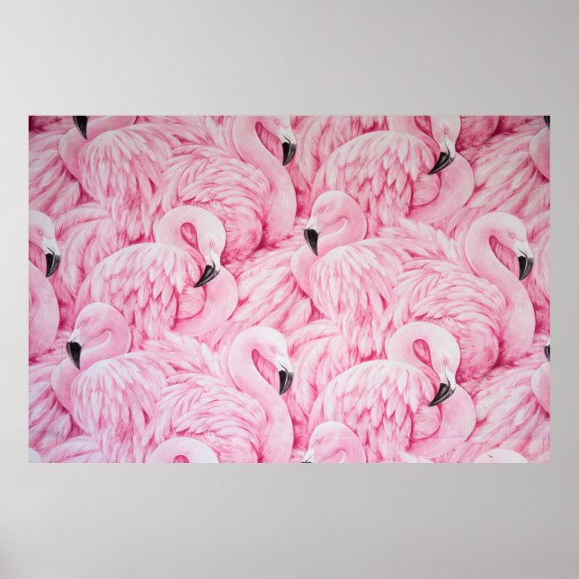 PÓSTER EL FLAMINGO ESTÁ EN TODAS PARTES (Frente)