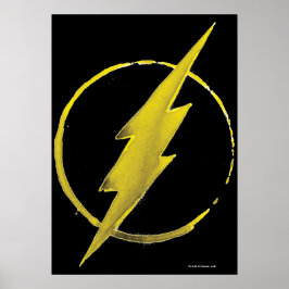 Póster El Flash | Emblema del pecho amarillo