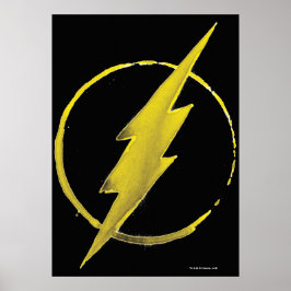 Póster El Flash | Emblema del pecho amarillo