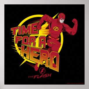 Póster El Flash   Gráfico "Tiempo Para Un Héroe"