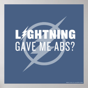 Póster El Flash   "Rayos me dieron abs?"