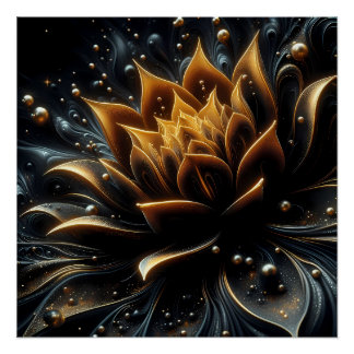 Póster El florecimiento dorado en las profundidades del C