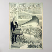 El fonógrafo de conciertos Edison.