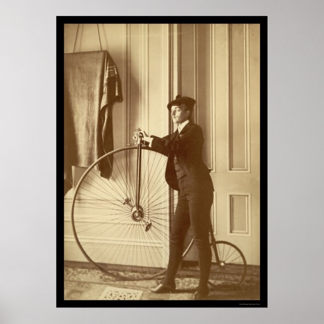 Póster El fotógrafo Frances Johnston vestido como hombre  (Frente)