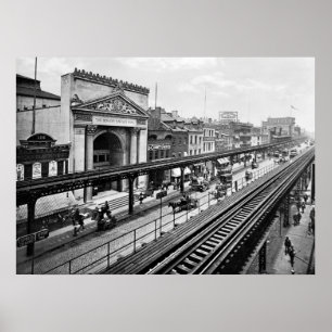 Póster El frondoso, NYC, 1900