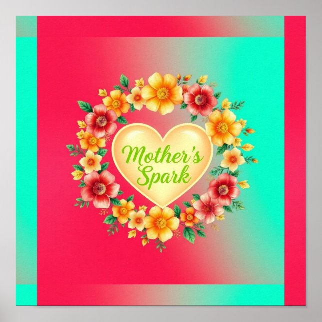 Póster El fuego del corazón de la madre (Frente)