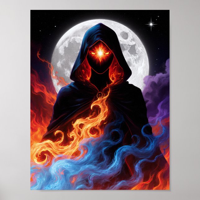 Póster El fuego del velo (Frente)