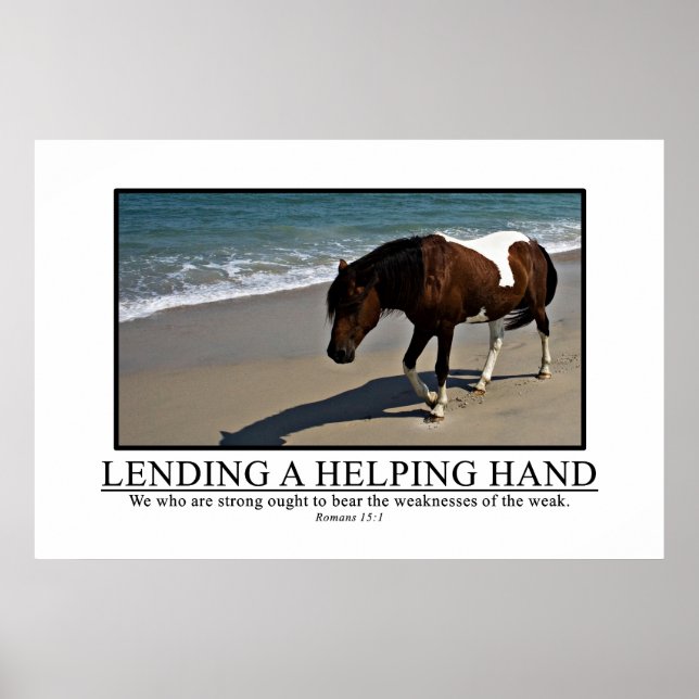 Póster El fuerte debería ayudar a los débiles (Frente)