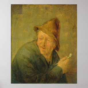 Póster El fumador, 1640