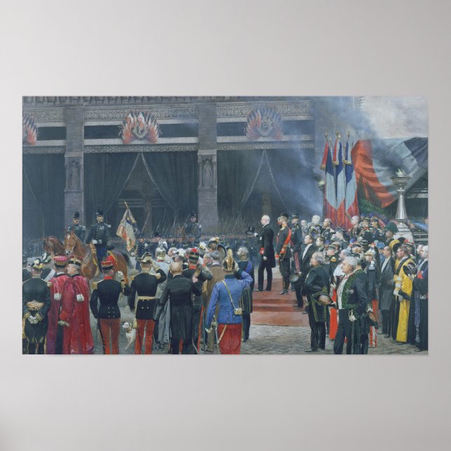 Póster El funeral de Louis Pasteur (Frente)