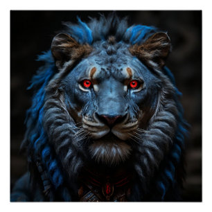 Póster el furioso león