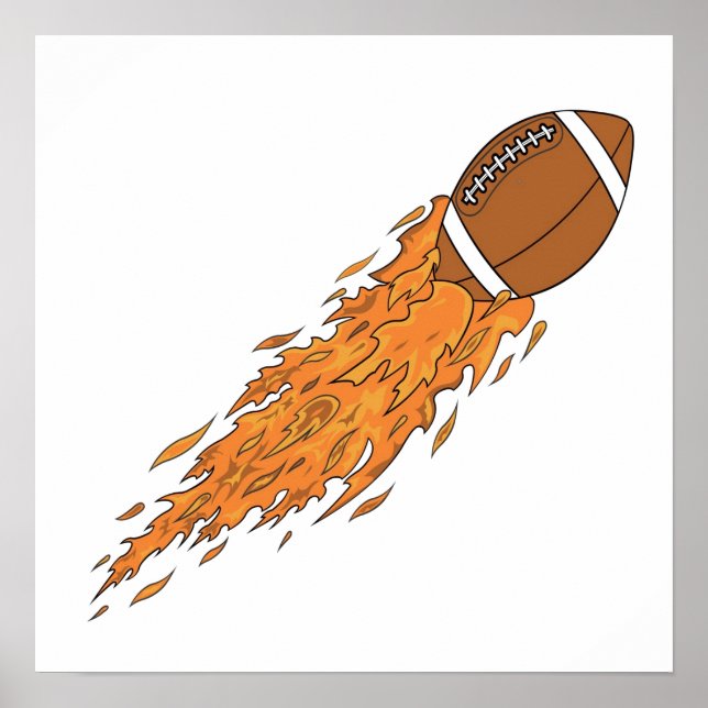 Póster El fútbol en llamas (Frente)