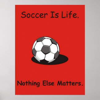 Póster El fútbol es vida