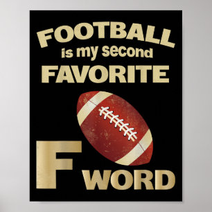 Póster El Fútbol Gracioso Es Mi Segunda Cita Favorita De