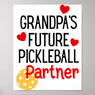 Póster El futuro compañero de pickleball de abuelo Granhi
